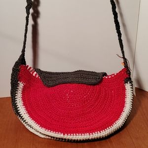 Watermelon Crocheted crossbody bag